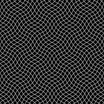 Abstract grid, mesh pattern with thin lines. Can be repeated. イラスト素材