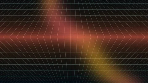 Abstract Grid Motion Red Yellow Scene Vídeo Stock 337888076