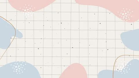 Abstract Grid Paper and Texture Dots Wavy Background Education Template Pas.. Stock Illustration