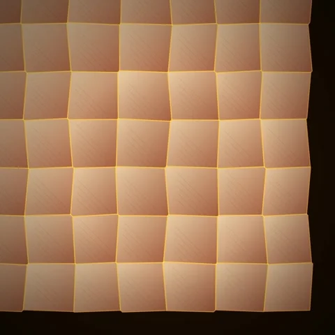 Abstract grid pattern background with soft beige and brown gradient texture Stock Footage 345688934