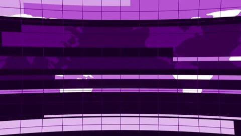 Abstract grid pattern with curved lines and rectangles news background anim.. Stock Footage 321832480