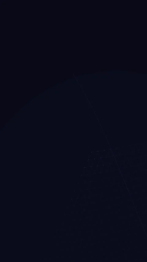 Abstract grid pattern emerges from darkness, creating a futuristic, digital Stock Footage 327625926