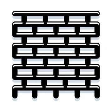 Abstract grid pattern forming interconnected blocks structure Stockillustratie