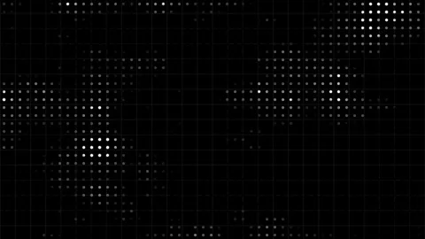 Abstract Grid Pattern of Glowing Dots on Dark animated Background image photo Video stock 332061870
