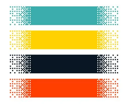 Abstract Grid Pattern Pixel Background with Gradient Tones Stock Illustration