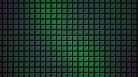 Abstract Grid Pattern with Pulsating Neon Lights and Geometric Shapes. Stock Footage 334492843