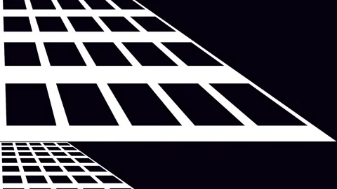 Abstract grid perspective moving forward with dramatic shadow and light tra.. Stock Footage 340943808