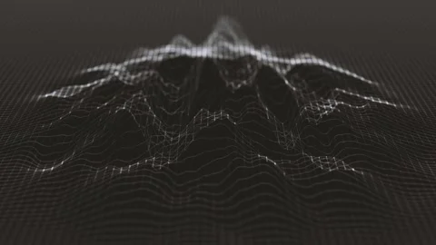 Abstract Grid With Turbulence Map Background Stock-Footage 271625747