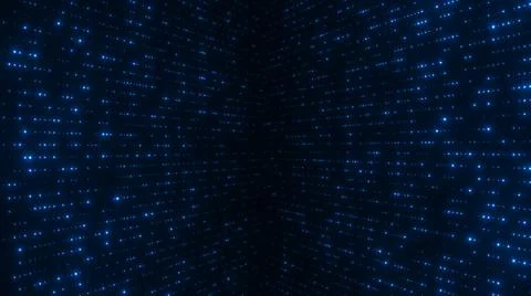 Abstract grid type background from flow glow, flicker glitter dots. Backdrop  Ilustración de archivo