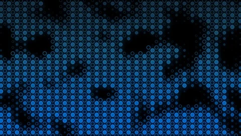 Abstract grid type seamless motion background from glowing, flickering glitt Stock Footage 122247529