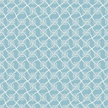 Abstract grid unisex seamless vector blue pattern Illustrazione stock