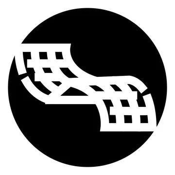 Abstract grid wave dynamic motion design element Stock Illustration
