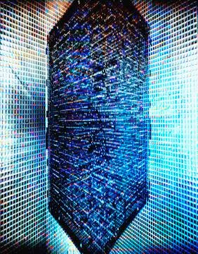 Abstract Grids Stock Illustration