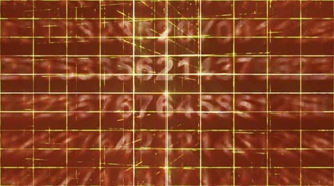 Abstract grids with numbers Video stock 10199116