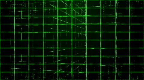 Abstract grids with particles Stock Footage 10199789