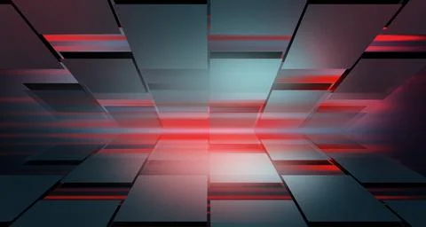 Abstract ground with 3d cubes concept series イラスト素材