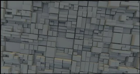 Abstract ground boxes,cubes Stock Photos