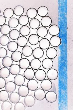 Abstract group of circles for background used Stock Photos