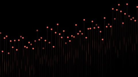 Abstract growing financial graph chart motion background Stock Footage 240697937