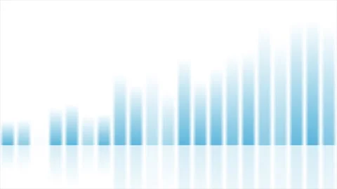 Abstract growing financial graph chart motion background Stock Footage 253471470