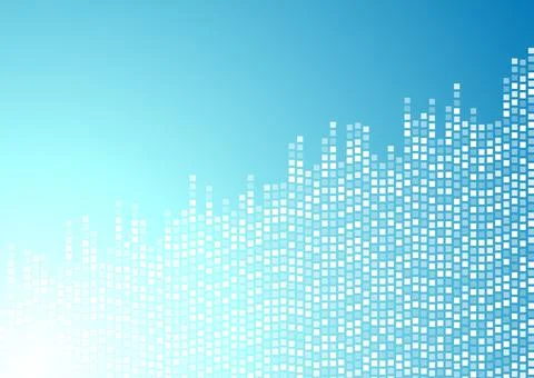 Abstract growing financial graph chart background Stock Illustration