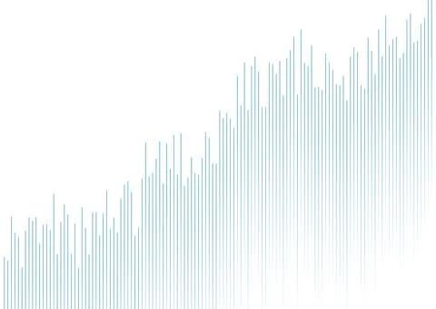 Abstract growing financial graph chart background Stock Illustration