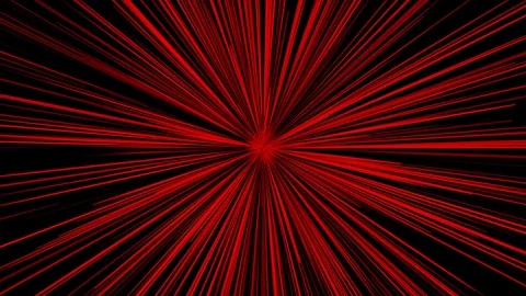 Abstract growing rays in red color Stock Footage 98213474