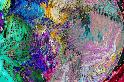 Abstract grunge art background texture with colorful paint . Stock Illustration