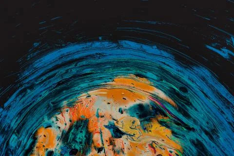Abstract grunge art background texture with colorful paint splashes. Stock-Fotos