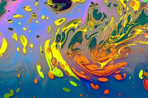 Abstract grunge art background texture with colorful paint splashes. Foto stock