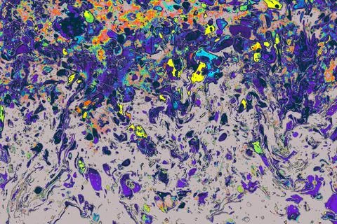Abstract grunge art background texture with colorful paint splashes Foto stock