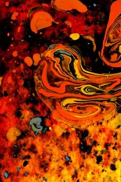 Abstract grunge art background texture with colorful paint splashes.. Stock Photos