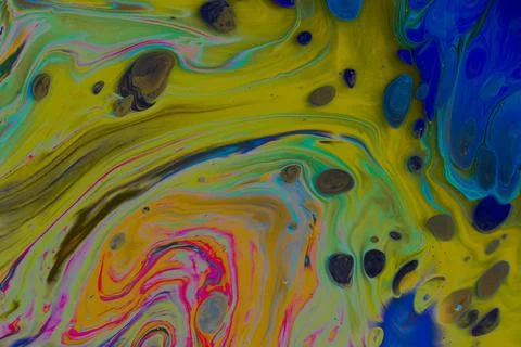 Abstract grunge art background texture with colorful paint splashes. Stock Photos