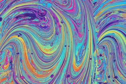 Abstract grunge art background texture with colorful paint splashes. Foto stock