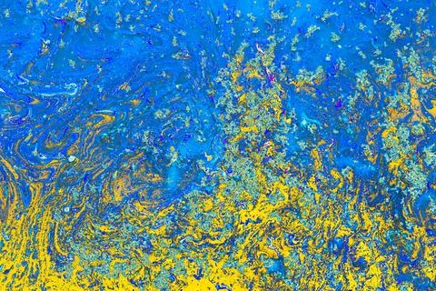 Abstract grunge art background texture with colorful paint splashes Foto stock