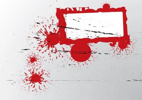 Abstract grunge background. red and gray. Stock Illustration
