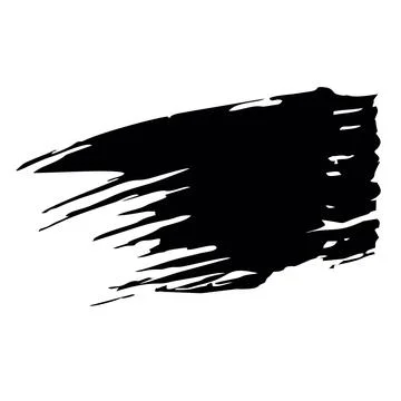 Abstract grunge background for text. Black vector brush strokes. White back.. Stock Illustration