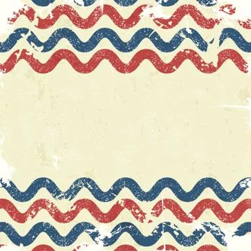Abstract grunge background with wave lines. Vector Stock Illustration