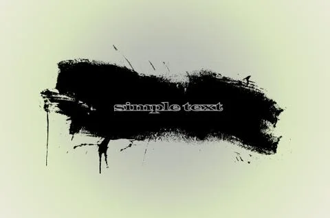 Abstract grunge banner design element Stock Illustration