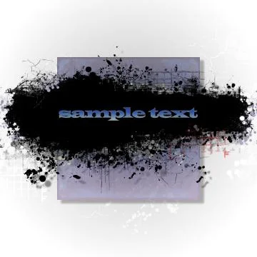Abstract grunge banner design element Stock Illustration