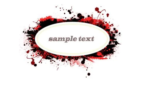 Abstract grunge banner design element Stock Illustration