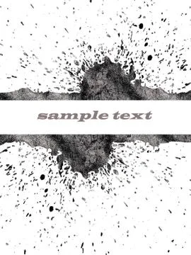 Abstract grunge banner design element Stock Illustration