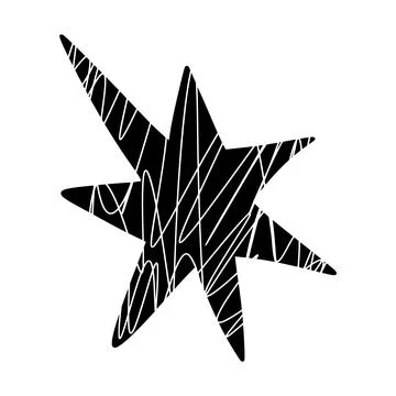 Abstract grunge black burst vector shape representing a dynamic sparkle, gl.. Иллюстрация