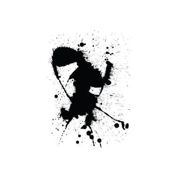 Abstract grunge blobs background Stock Illustration