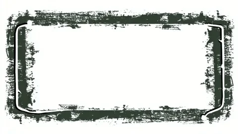 Abstract grunge border frame with copy space text overlay hand drawn stop m.. Stock Footage 342046708