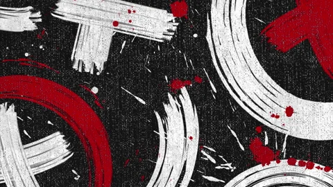Abstract grunge brushstrokes creating textured background Stock Footage 328705863