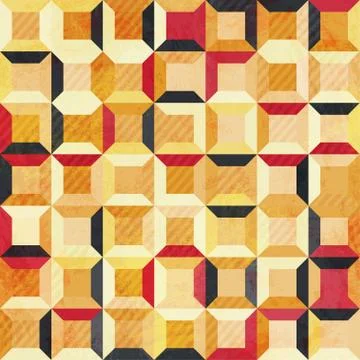 Abstract grunge cell seamless pattern Stock Illustration