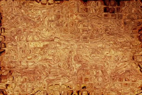 Abstract grunge checkered and cube shape pattern as background. Illustrazione stock