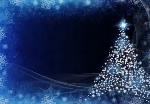 Abstract grunge christmas tree Stock Illustration