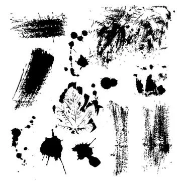 Abstract grunge design elements 스톡 일러스트